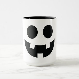 Funny Halloween Face Bumkin Smile Mug