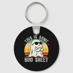 Funny Halloween Ghost Costume Vintage Mens Women Key Ring
