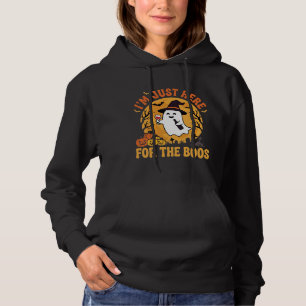 Funny Halloween Ghost I'm Just Here For The Boos Hoodie