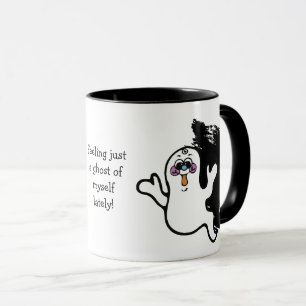 Funny Halloween Ghost of Myself Mug