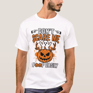 Funny Halloween Ghost Pumpkin Quote Vector Design_ T-Shirt