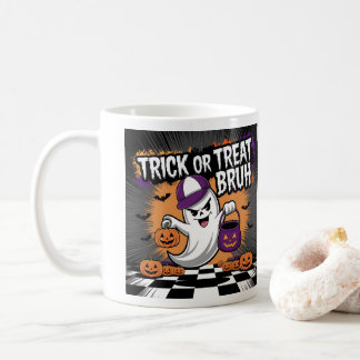 Funny Halloween Ghost & Pumpkins Coffee Mug