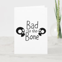 Funny Halloween Gifts - Bad to the Bone
