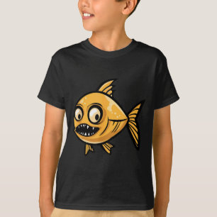Funny Halloween Goldfish Zombie T-Shirt