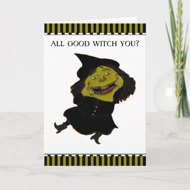 funny Halloween greeting cards (Front)