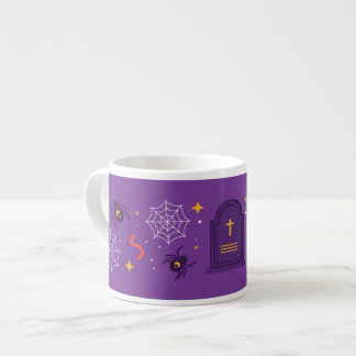 Funny Halloween Groovy Rip Espresso Cup