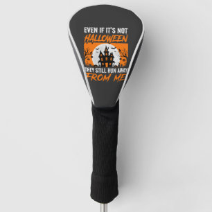Funny Halloween Haunted House Quote Graphic Golf Head Cover