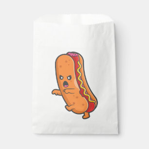 funny halloween hot dog monster  favour bags