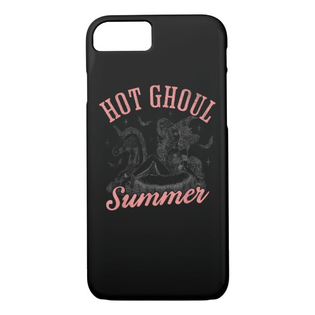  Funny Halloween Hot Ghoul Summer Summerween Case-Mate iPhone Case (Back)