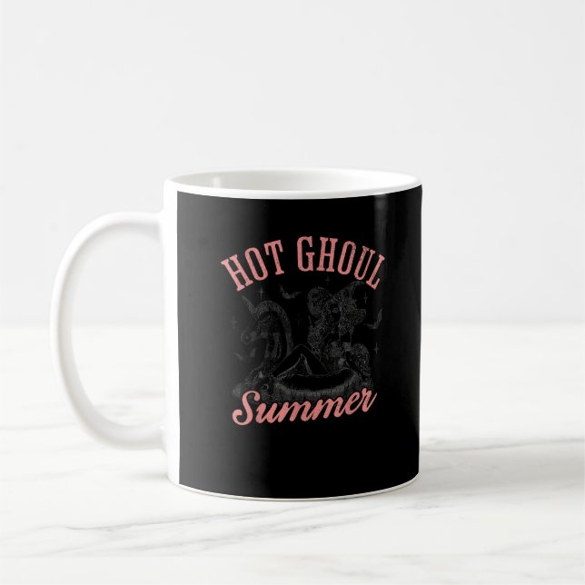  Funny Halloween Hot Ghoul Summer Summerween Coffee Mug (Left)