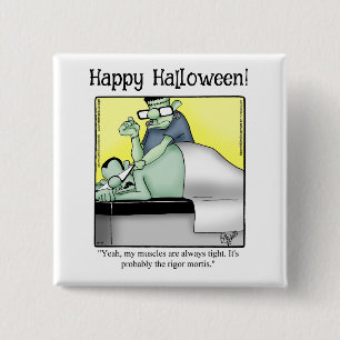 Funny Halloween Humour Button Gifts/Favours