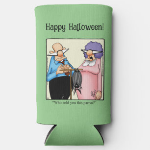 Funny Halloween Humour Can Cooler Gift