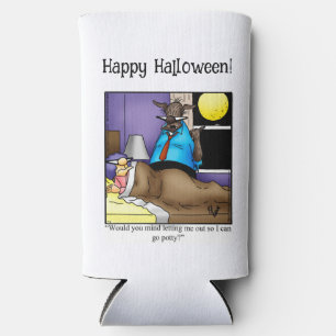 Funny Halloween Humour Can Cooler Gift
