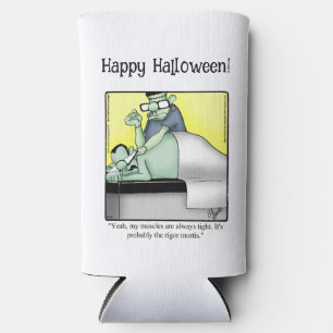 Funny Halloween Humour Can Cooler Gift