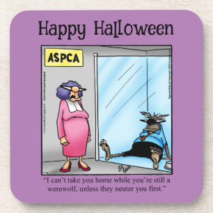 Funny Halloween Humour Coasters