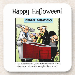 Funny Halloween Humour Coasters