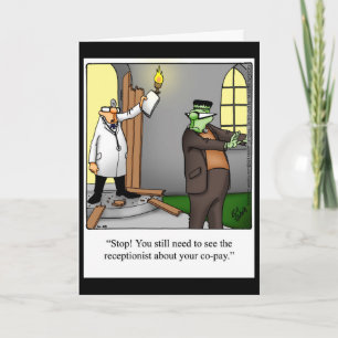 Funny Halloween Humour Greeting Card