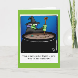 Funny Halloween Humour Greeting Card
