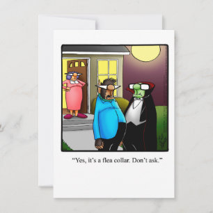 Funny Halloween Humour Greeting Card