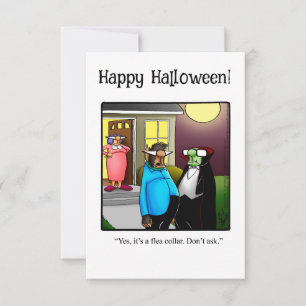 Funny Halloween Humour Greeting Card