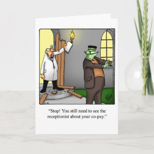 Funny Halloween Humour Greeting Card