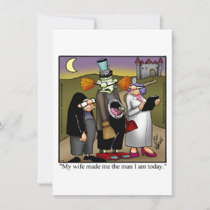 Funny Halloween Humour Greeting Card