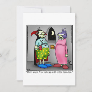 Funny Halloween Humour Greeting Card 
