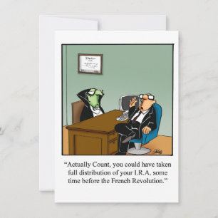 Funny Halloween Humour Greeting Card 