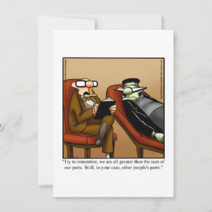 Funny Halloween Humour Greeting Card 
