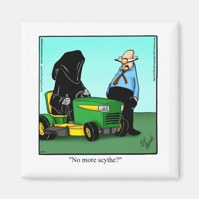 Funny Halloween Humour Magnet (Front)