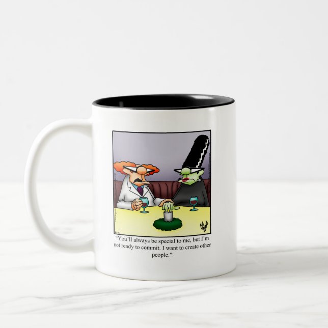 Funny Halloween Humour Mug (Left)