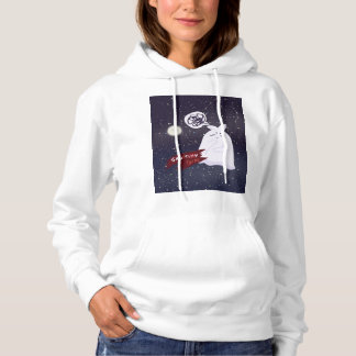 Funny Halloween Humour Overthinking Ghost Hoodie