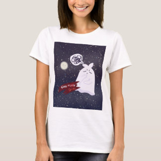 Funny Halloween Humour Overthinking Ghost T-Shirt