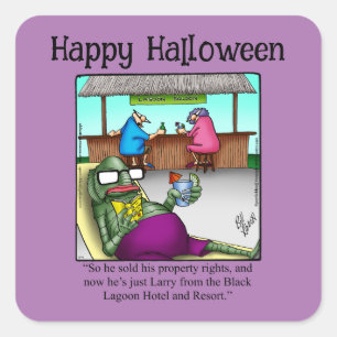 Funny Halloween Humour Sticker