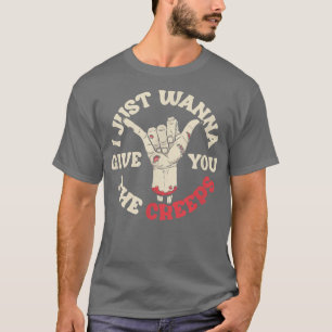 Funny Halloween I just wanna give you the creeps T-Shirt