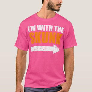 Funny Halloween I'M With The Skunk T-Shirt