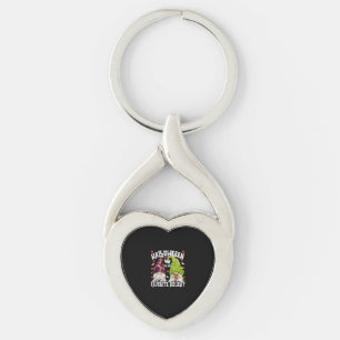 Funny Halloween Is My Favourite Holiday Gnome Hall Key Ring