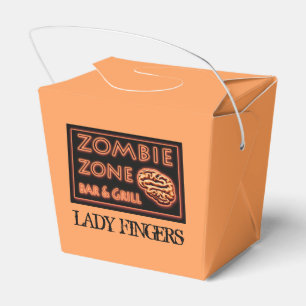 Funny Halloween Lady Fingers Zombie Food Takeout Favour Box