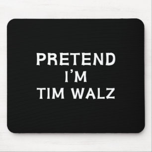 Funny Halloween Lazy Costume Pretend I'm Tim W Har Mouse Mat