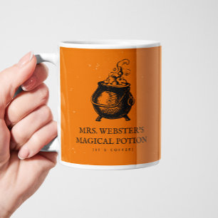 Funny Halloween magical potion orange Coffee Mug