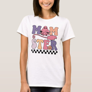 Funny Halloween Mamster Ghost T-Shirt