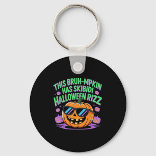 Funny Halloween Middle School Slang Halloween Rizz Key Ring