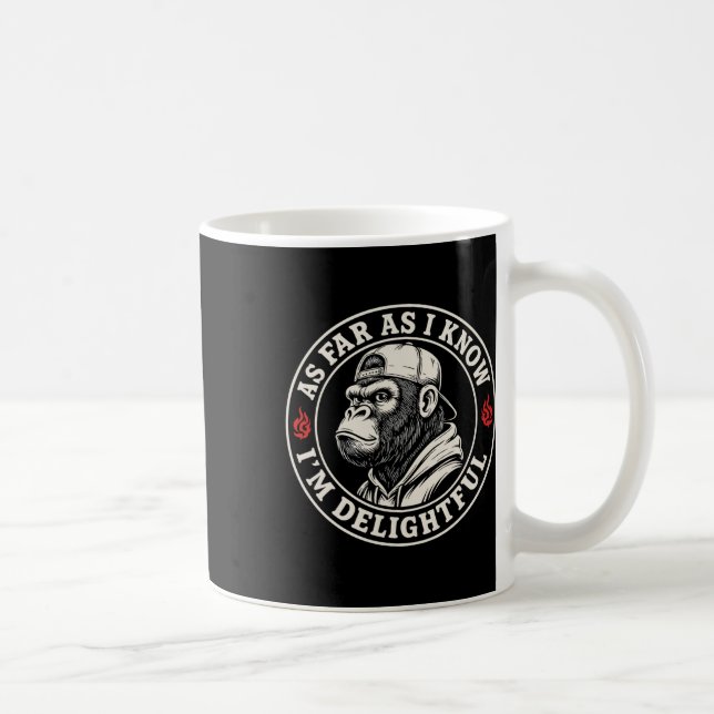 Funny Halloween Monkey  Coffee Mug (Right)