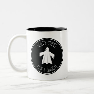 Funny Halloween Mug - Holey Sheet It's A Ghost