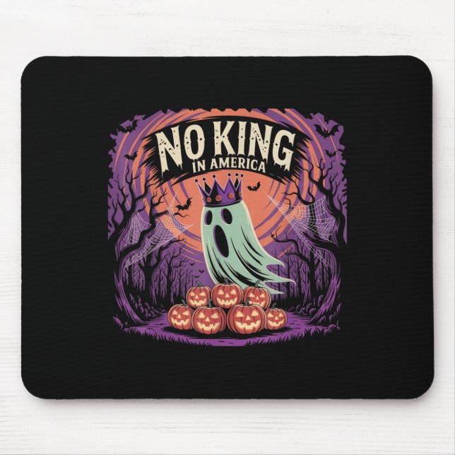 Funny Halloween No Kings In America Since 1776 Dis Mouse Mat (Front)