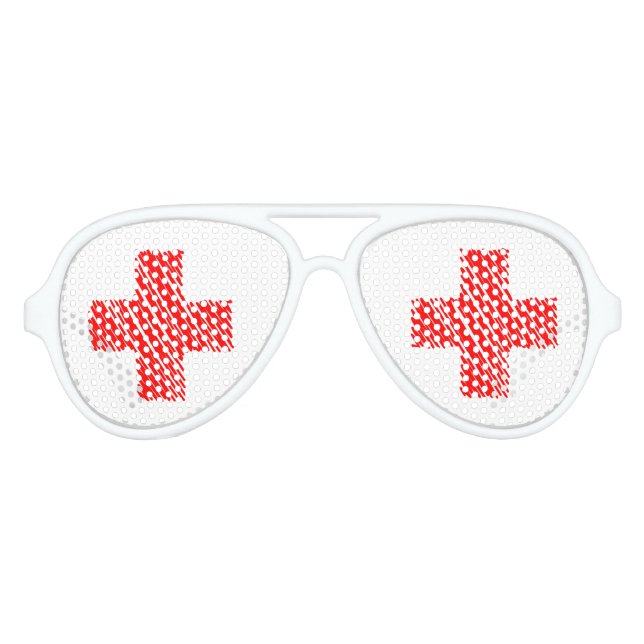 Funny Halloween nurse party shades (Front)
