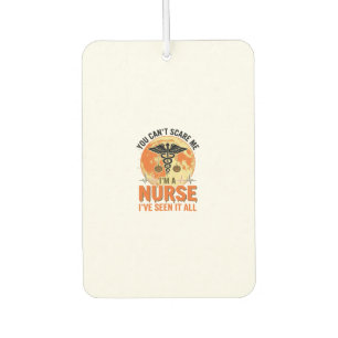 Funny Halloween Nurse Vintage Medical Design_1 Car Air Freshener