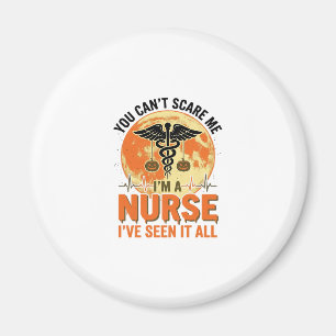 Funny Halloween Nurse Vintage Medical Design_1 Magnet