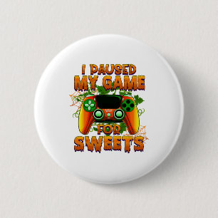 Funny Halloween Outfit for Gamer - Cool Halloween 6 Cm Round Badge