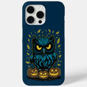 Funny Halloween Owl iPhone 15 Pro Max Case